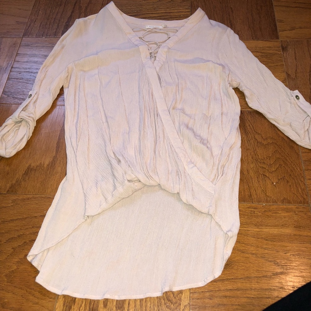 Mind Code Criss Cross Blouse